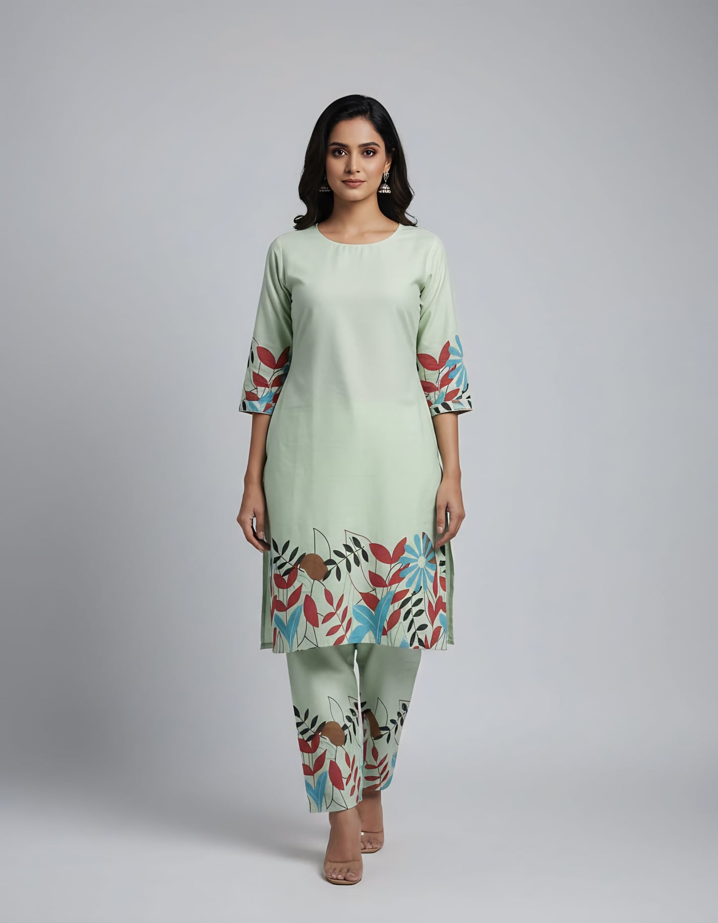 Women's Rayon Suit Set (Kurta & Pant)