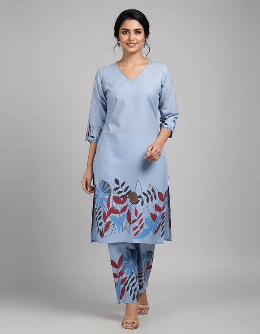 Women's Rayon Suit Set (Kurta & Pant)