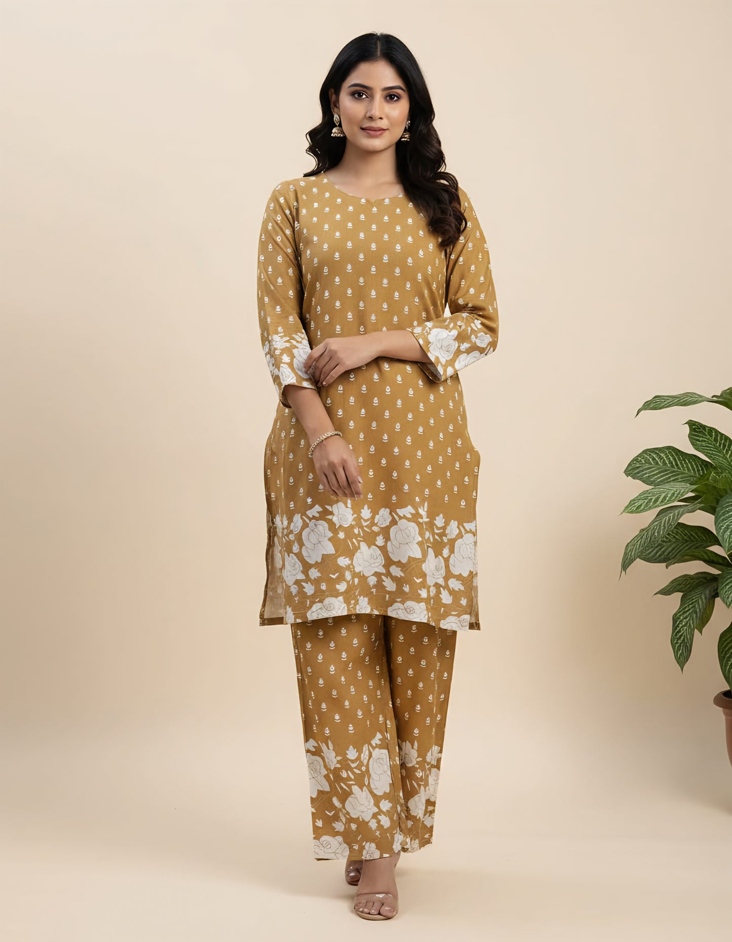 Women's Rayon Suit Set (Kurta & Pant)